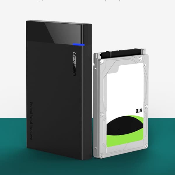 Hus til SATA 2,5'' 5TB USB 3.0 disk, sort
