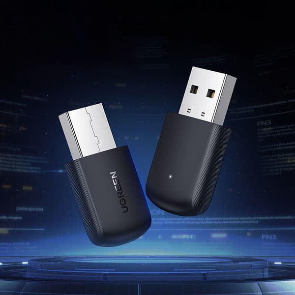 Eksternt USB-netværkskort - WiFi 2,4GHz / 5GHz 11ac AC650 - Sort