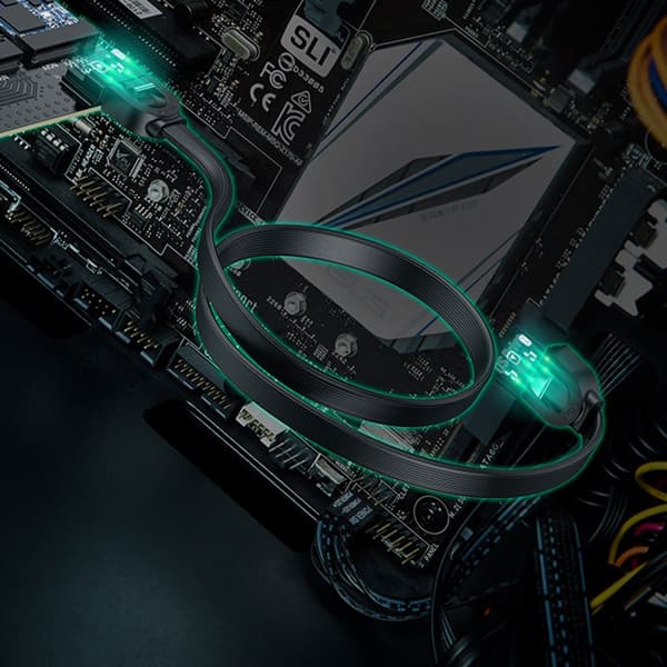 Expansionskort PCIe 3.0 x4-adapter ytterligare två SSD-platser M.2 M-Key och M.2 B-Key