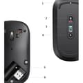 Miniatyrbild 5 av 6: Behändig trådlös mus för en USB-dator, svart