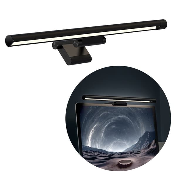 LED monitorlampe I-wok Series skærmmonitorbelysning sort