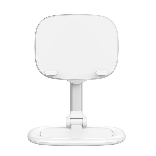 Säädettävä jalusta tabletille ja puhelimelle Seashell Series valkoinen