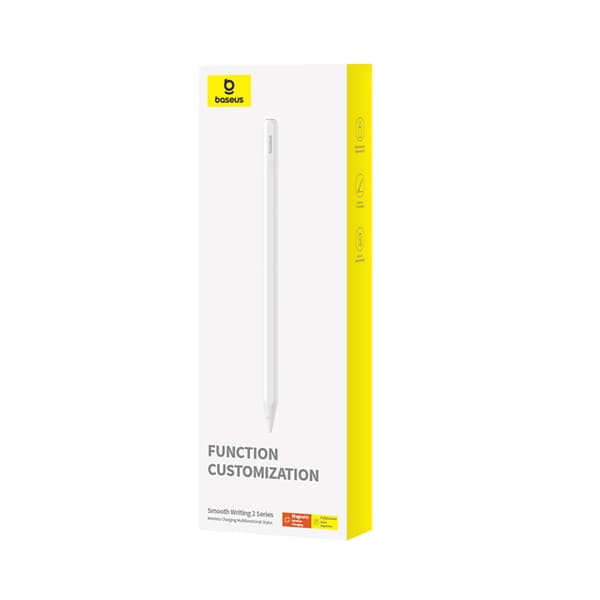 Stylus-penna för iPad med aktiv utbytbar Smooth Writing 2-spets, vit