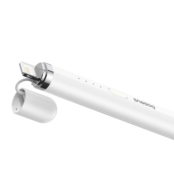 Stylus stylus til iPad med aktiv udskiftelig spids Smooth Writing 2 + USB-A kabel hvid