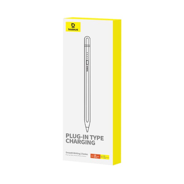 Stylus stylus til iPad med aktiv udskiftelig spids Smooth Writing 2 + USB-A kabel hvid