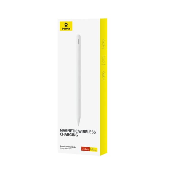 Stylus stylus til iPad med aktiv udskiftelig Smooth Writing 2 spids, hvid