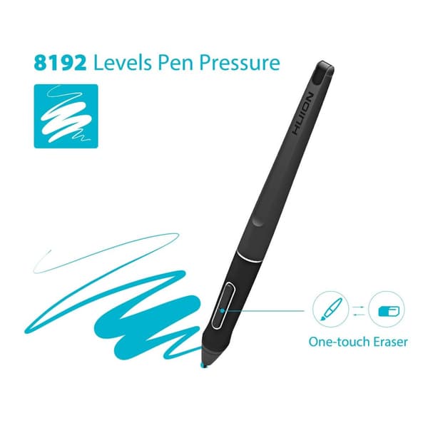 Batterifri Stylus, Ergonomiskt Grepp, Effektiv Arbetsflöde, Precision Prestanda