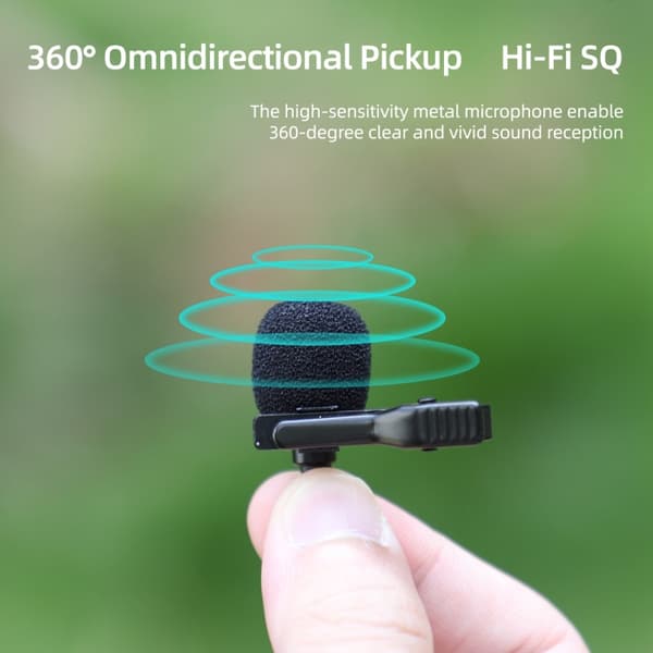 Mikrofon med USB-C-stik til Insta360 Ace - retningsbestemt opsamling