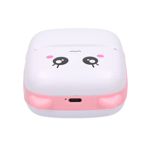 Extralink mini termisk skriver med Bluetooth og 200 dpi oppløsning - Rosa