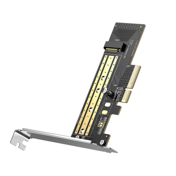 Expansionskortdiskadapter för dator M.2 NVMe SATA PCIe 3.0 x4 32Gbps