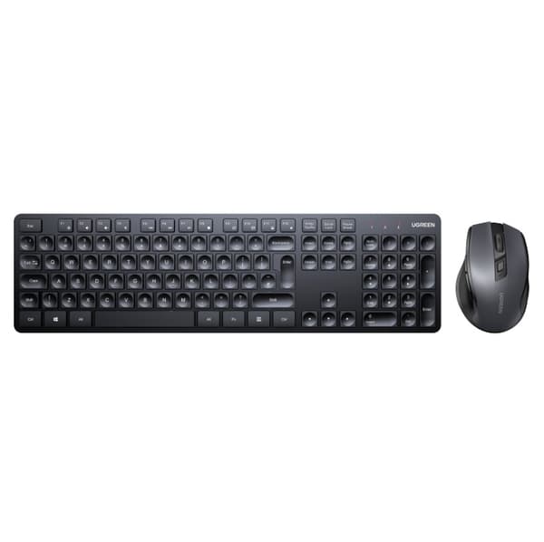SÆT Trådløs computermus og tastatur 2,4Ghz sort