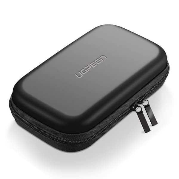 Taskeboks til HDD-harddisk og GSM-tilbehør 18x9,5x5,5cm sort