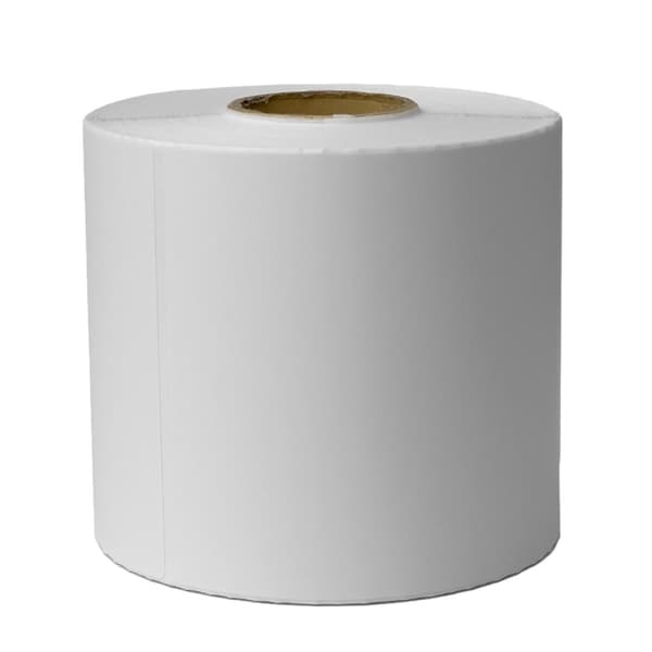 Adresselabels til pakker til termoprinter 100x150mm rulle 500stk hvid