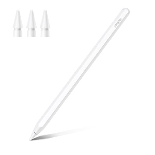 Kynä iPad tableteille langattomalla latauksella, valkoinen