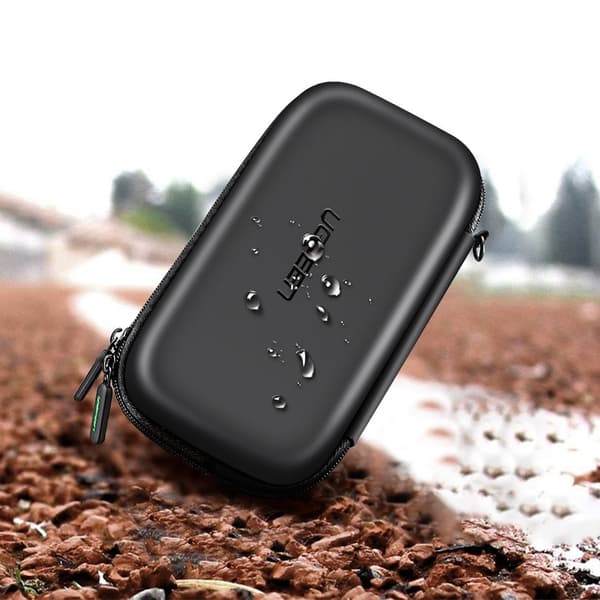 Fodral för hårddisk och GSM-tillbehör 18x9,5x5,5cm svart