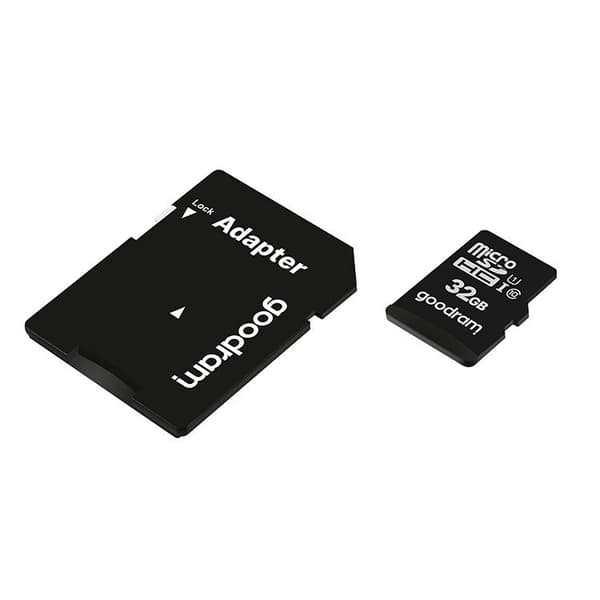 Mikrokort 32GB micro SD HC UHS-I klass 10 minneskort + SD-adapter