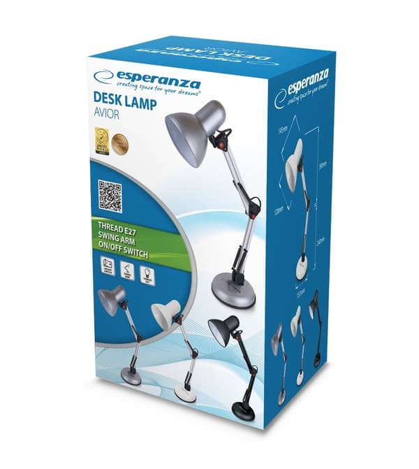 Esperanza ELD112K skrivebordslampe Sort