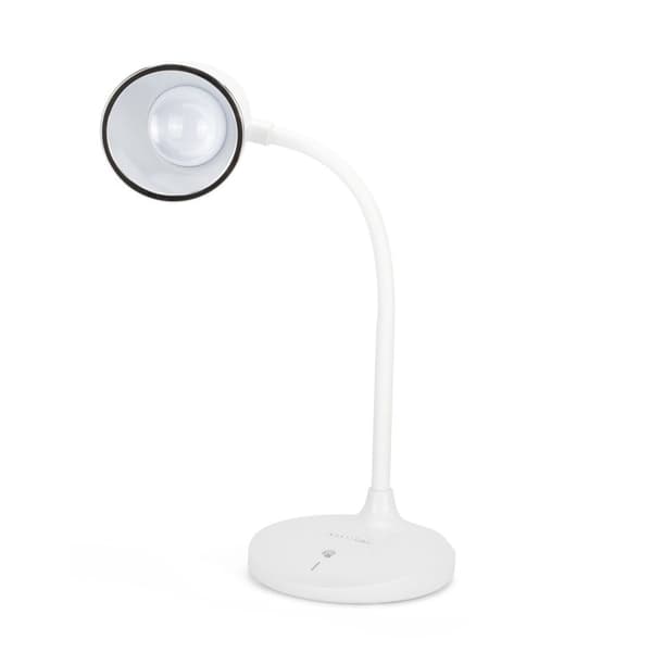 Montis Multifunktionell uppladdningsbar LED-skrivbordslampa MT044 bordslampa 3 W Vit