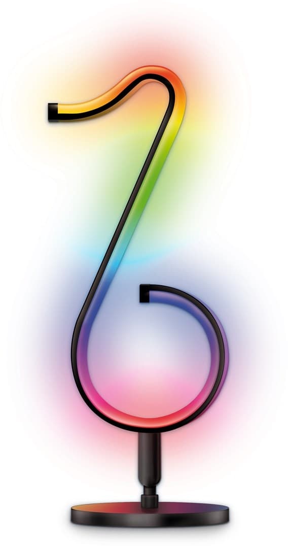 Activejet MELODY RGB LED musik dekorationslampe med fjernbetjening og app, Bluetooth