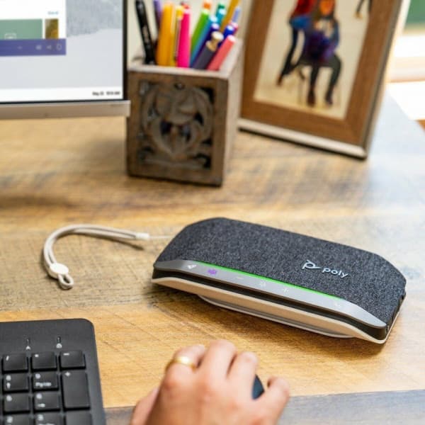 Poly Sync 20+ Microsoft Teams certificeret USB-C højtalertelefon (7Y215AA), trådløs