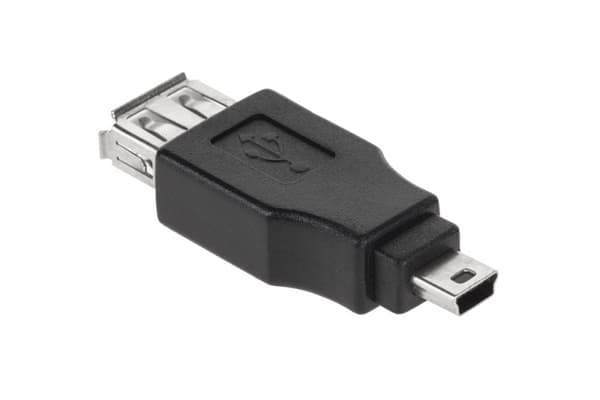 Mini USB 5P stik/USB type A stik