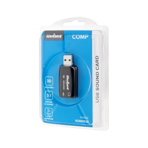 Rebel USB 5.1 ljudkort