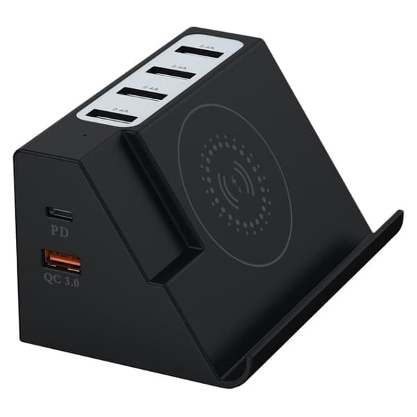 USB latausasema QI 6 Ports