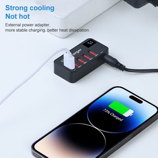 USB latausasema DC 12V 5 Ports