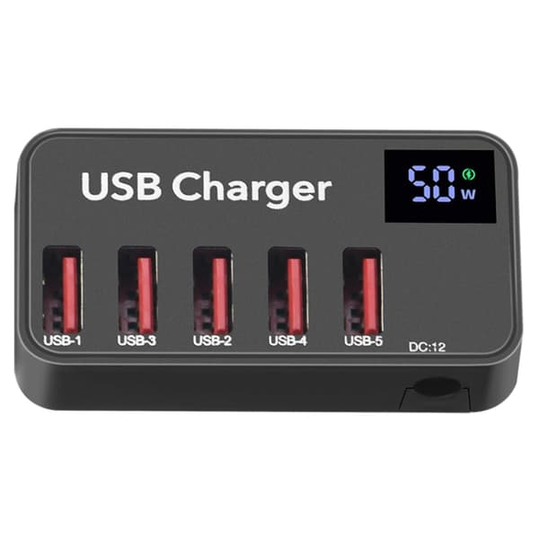 USB latausasema DC 12V 5 Ports