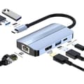 Pikkukuva 1 / 9: USB 6 in 1 Station USB-C Hub Multiport