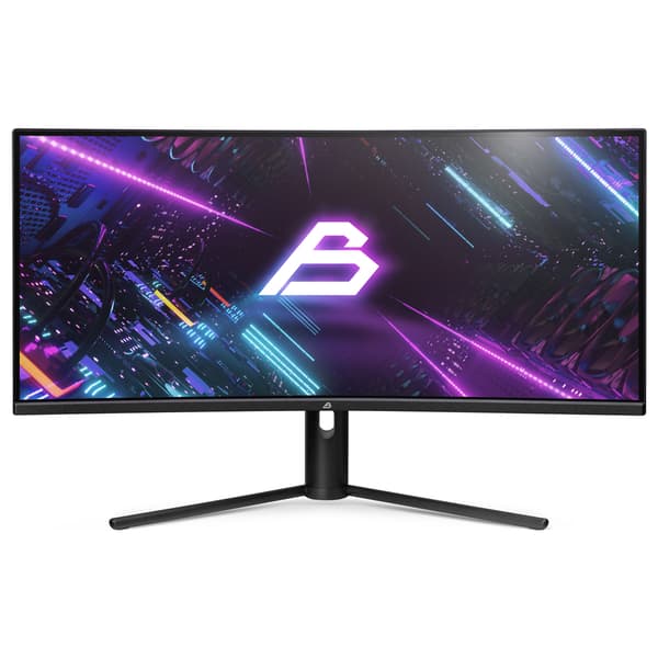 Blackstorm Curved 34" 180Hz UWQHD gamingmonitor med FastVA-panel
