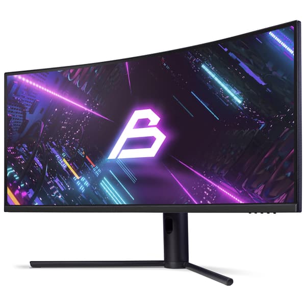 Blackstorm 34" Curved Gaming-Skjerm – UWQHD, 180Hz, HDR400, FreeSync, FastVA
