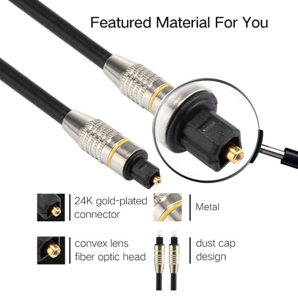 Optical Digital Audio Cable Toslink 3M