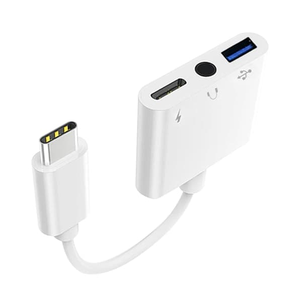 3 in 1 USB-C / Type-C + USB + 3.5mm