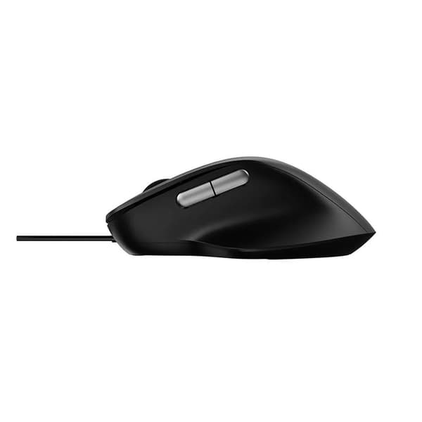 Rapoo N500 kablet optisk computermus med justerbar 3600 DPI - Svart
