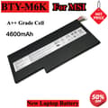 Miniatyrbillede 2 af 5: Ægte bærbar batteri, 11,4V spænding, 4600mAh kapacitet,sort