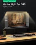 Miniatyrbillede 2 af 9: BW-CML2 Air Monitor Touch Control Øjenbeskyttelse Solbeskyttelse Justerbar farvetemperatur USB-læselys E-læsning til hjemmekontor computer pc