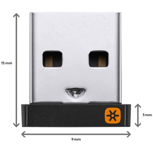 Logitech Unifying Receiver - Trådlös mottagare till mus/tangentbord - USB