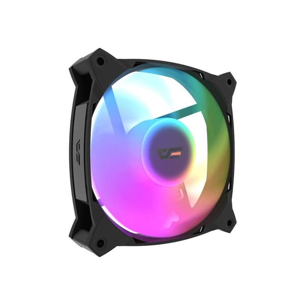 Darkflash Chassifläkt med ARGB 120mm - Svart