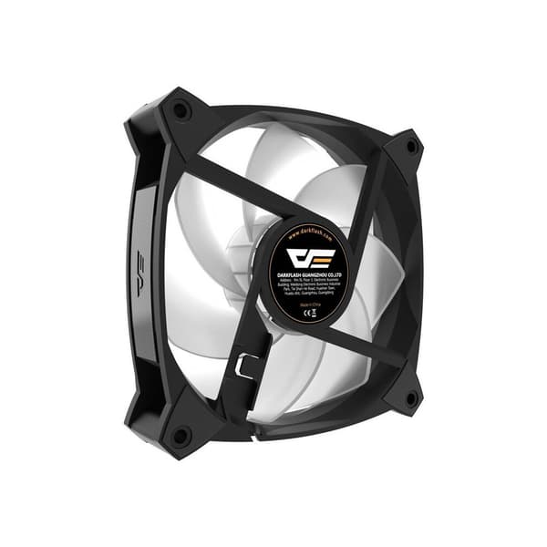 Darkflash Chassis-vifte med ARGB 120 mm - Svart