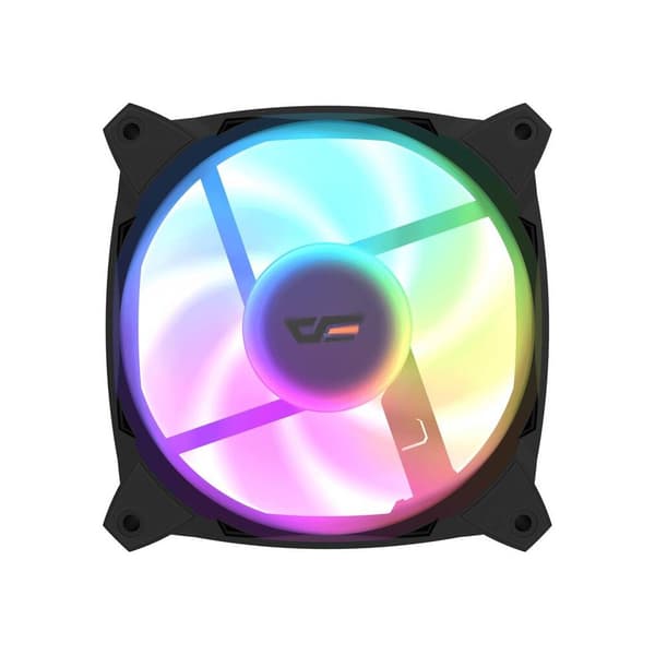 Darkflash Chassis-vifte med ARGB 120 mm - Svart