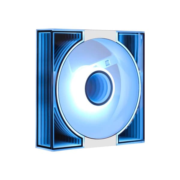 Darkflash DM8 Chassis Fan med ARGB 120mm - Hvid