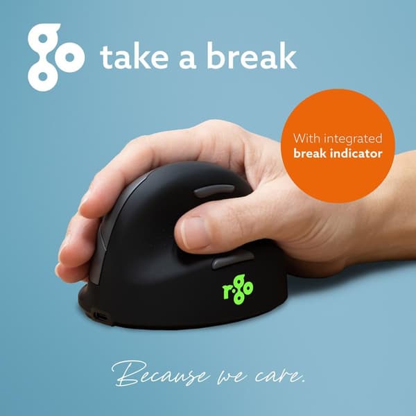 Mus Ergonomisk R-GO Large Höger Trådlös