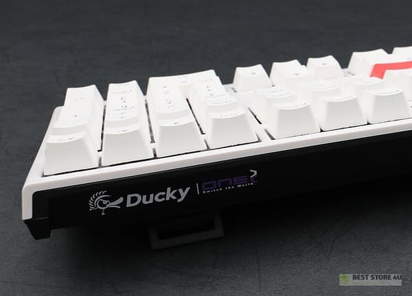 Ducky ONE 2 White Edition tangentbord Universal USB Tysk Vit
