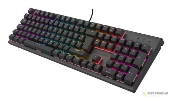 GENESIS NKG-2179 Gamingtastatur USB QWERTZ Tysk Sort