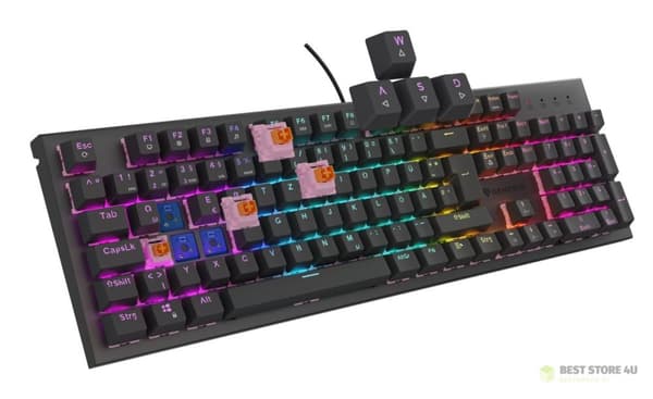 GENESIS NKG-2179 Gamingtastatur USB QWERTZ Tysk Sort