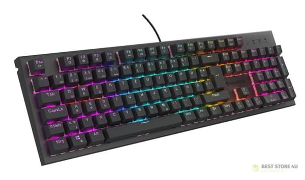 GENESIS NKG-2179 Gamingtastatur USB QWERTZ Tysk Sort