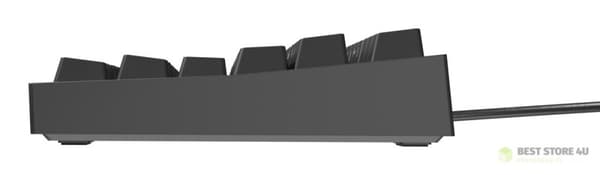 GAMINGTASTATUR GENESIS THOR 404 TKL DE RGB BAGLYSNING MEKANISK SORT GATERON GULT PR