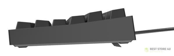 GAMINGTASTATUR GENESIS THOR 404 TKL DE RGB BAGLYSNING MEKANISK SORT GATERON GULT PR
