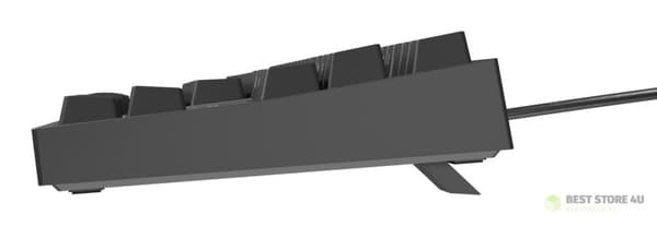 GAMINGTASTATUR GENESIS THOR 404 TKL DE RGB BAGLYSNING MEKANISK SORT GATERON GULT PR